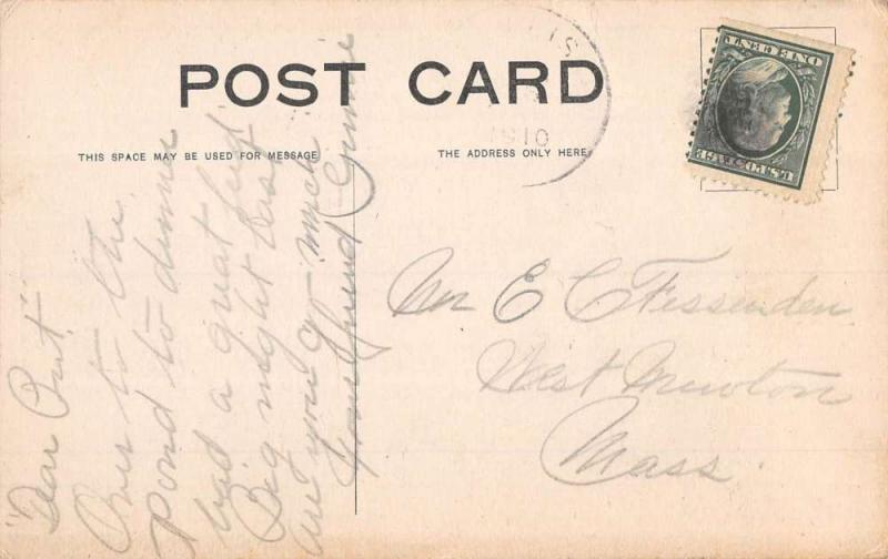 Hollis New Hampshire West Shore Of Rocky Pond Antique Postcard K97076