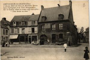 CPA CREVECOEUR-le-GRAND L'Ancien Hotel de l'Ecu ou Alexandre Dumas (423814)