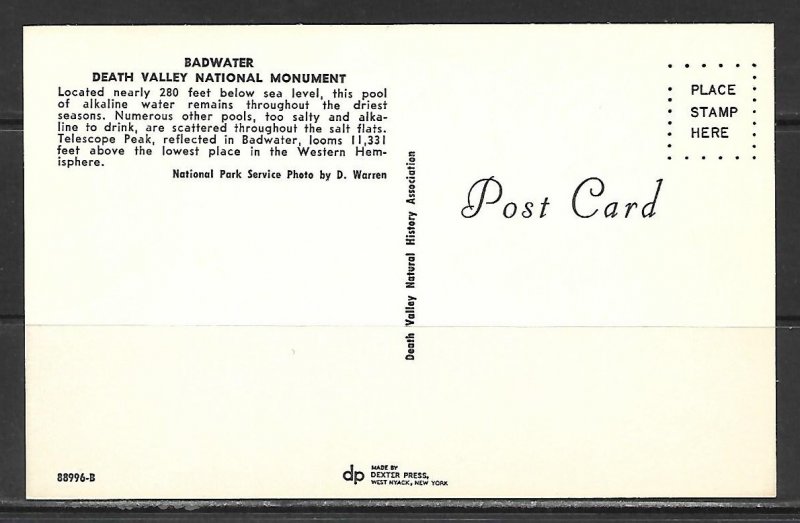 California, Death Valley - Badwater - [CA-509]