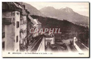 Old Postcard Briancon The Gate of Embrun and Losain