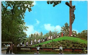 Postcard - Catholic Shrine - Indian River, Michigan 