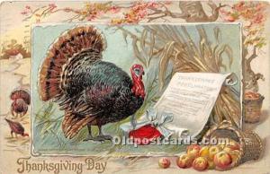  Thanksgiving Greetings Postcard 