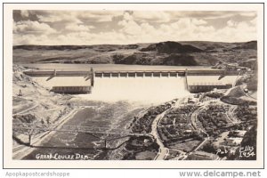 Grand Coulee Dam Washington 1947 Real Photo