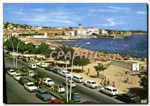 Modern Postcard Frejus Saint Raphael Frejus From A Beach In the background St...