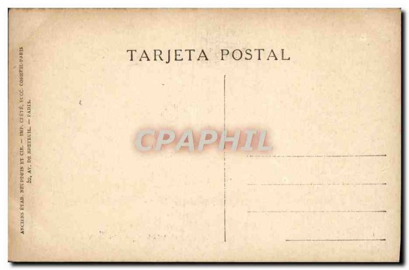 Postcard From Old Santo Griffo has Agonia Limpiaj