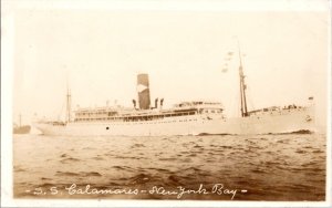 USS Calamares WW1 Navy Ship RPPC