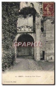 Dreux Old Postcard Entrance of the old castle