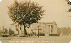 Baltimore Maryland Municipal Art Museum #4D Richardson 1940s Postcard 21-1608