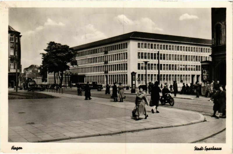 CPA AK Hagen i. W. - Stadt-Sparkasse GERMANY (857786)