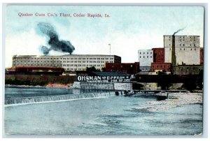 c1920's Quaker Oats Company's Plant Scene Cedar Rapids Iowa IA Unposted Postcard