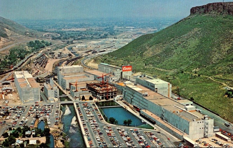 Colorado Golden Coors Brewery Aerial View