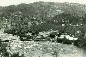 Postcard RPPC View of White River Road in Alaska .   R6