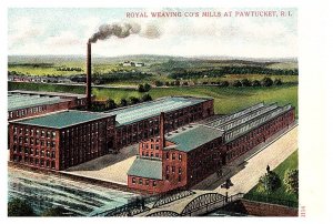 Rhode Island  Pawtucket Royal Weaving Co's Mills