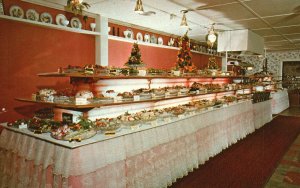 Vintage Postcard The San-Dar Smorgasbord Restaurant Food Bellville OH Ohio 