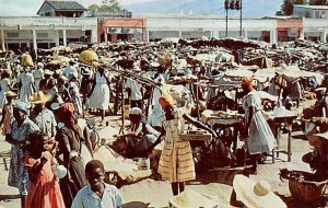 Open Market Port-au-Prince Haiti 1964 