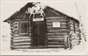 Sam McGees Cabin Whitehorse  Yukon YT Unused Gowen Sutton RPPC Postcard H10