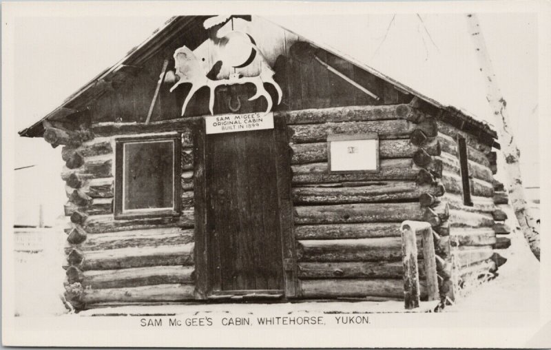 Sam McGee's Cabin Whitehorse  Yukon YT Unused Gowen Sutton RPPC Postcard H10