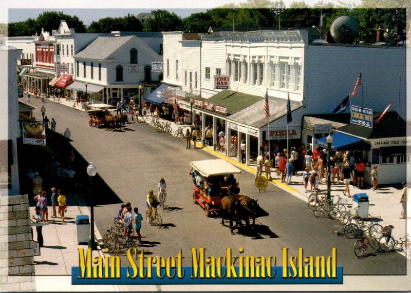 Michigan Mackinac Island Main Street