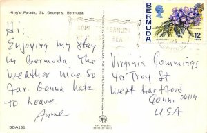 King's Parade St. George's Bermuda Postcard