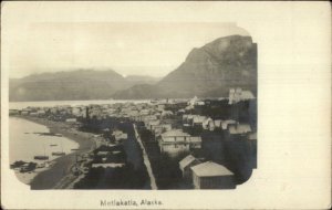Metlakatla AK General View c1905 Real Photo Postcard