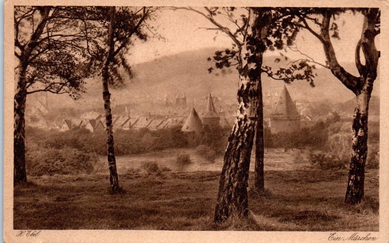 1920 Ein Marchen Bodenwerder Germany Real Photo Postcard