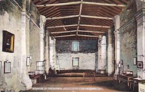 Interior Of The Alamo Built 1718 San Antonio Texas 1908