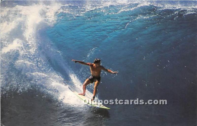 Riding the Big Winter Surf Hawaii, HI, USA Surfing 1984 