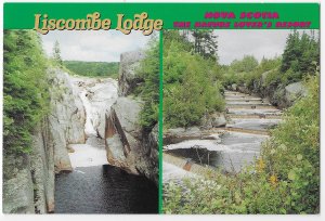 Liscombe River Falls and Fish Ladder Nova Scotia  Canada 4 by 6