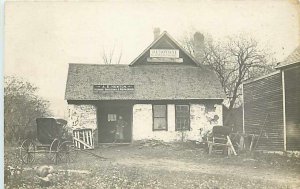 VT, North Clarendon, Vermont, RPPC, Blacksmith & Horse Shoeing Shop