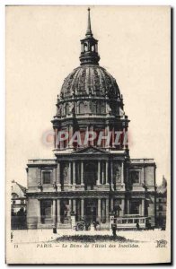 Old Postcard Paris Le Dome L & # 39Hotel Invalides