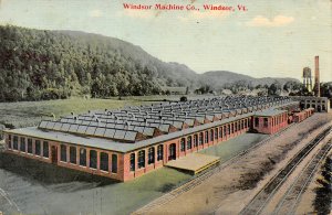 Windsor Vermont Windsor Machine Co., Color Lithograph Vintage Postcard U13532