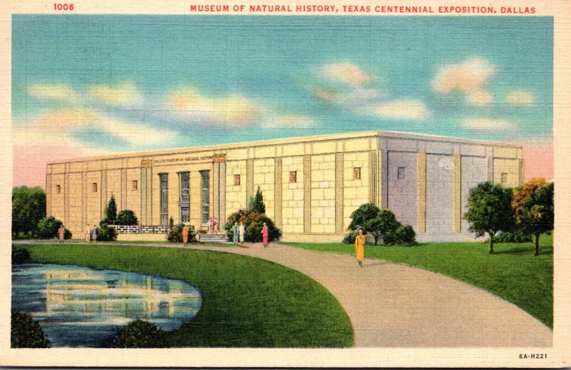 Texas Dallas Museum Of Natural History Texas Centennial Exposition 1936 Curteich