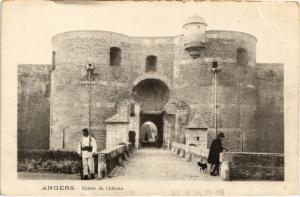 CPA ANGERS - Entrée du Chateau (254023)