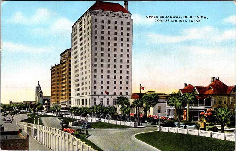 Postcard BUILDING SCENE Corpus Christi Texas TX AM5340