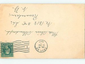 Pre-1907 comic CHILD WEARING A DAFFYDILL DUNCE CAP HL2221