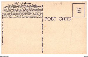M.V.Valcour , Lake Champlain Transportation Co.