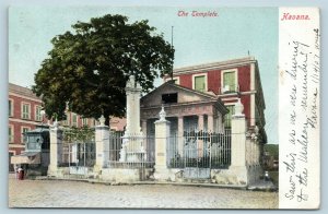 Postcard Cuba Havana View of El Templete c1907 View X3