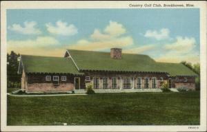 Brookhaven MS Country Golf Club Postcard