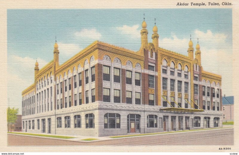 TULSA , Oklahoma , 1930-40s ; Akdar Temple #2