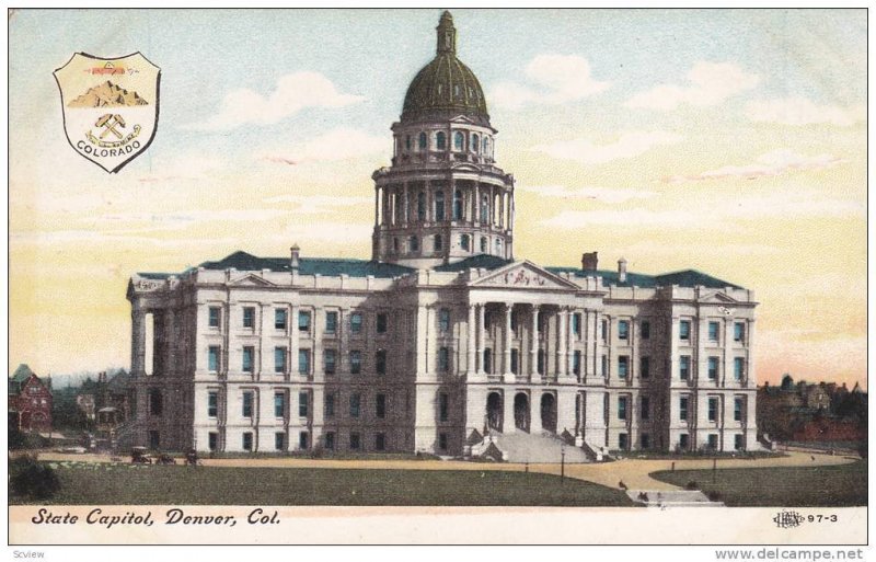 State Capitol, Denver, Colorado, PU-1908