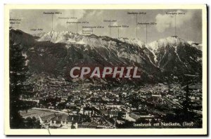 Old Postcard Innsbruck MIT Nardkette