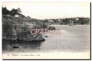 Old Postcard Pornic Les Rochers Mobel