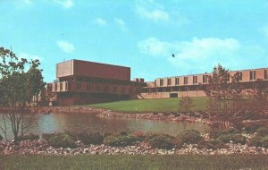 USA School Of Music Building Ann Arbor Michigan Chrome Postcard 04.03