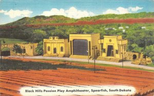 SPEARFISH, South Dakota SD   BLACK HILLS PASSION PLAY THEATRE  ca1940's Postcard