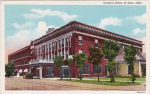 Oklahoma El Reno The Southern Hotel 1943 Curteich