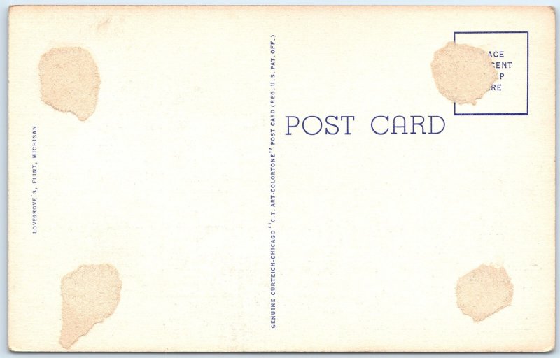 c1940s Flint, MI IMA Building Industrial Mutual Association Auditorium PC A329