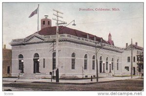 Postoffice, Coldwater, Michigan,  PU-00-10s