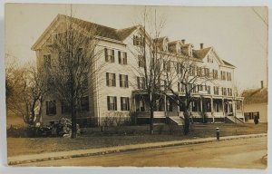 RPPC Hopedale Massachusetts THE HOPEDALE HOUSE c1900s Postcard R6