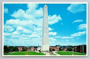 Bunker Hill Monument Charleston Massachusetts Vintage Unposted Postcard