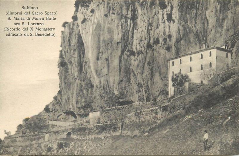 Lot 9 postcards Subiaco il Sacro Speco Shrine of the Sacred Cave of St. Benedict